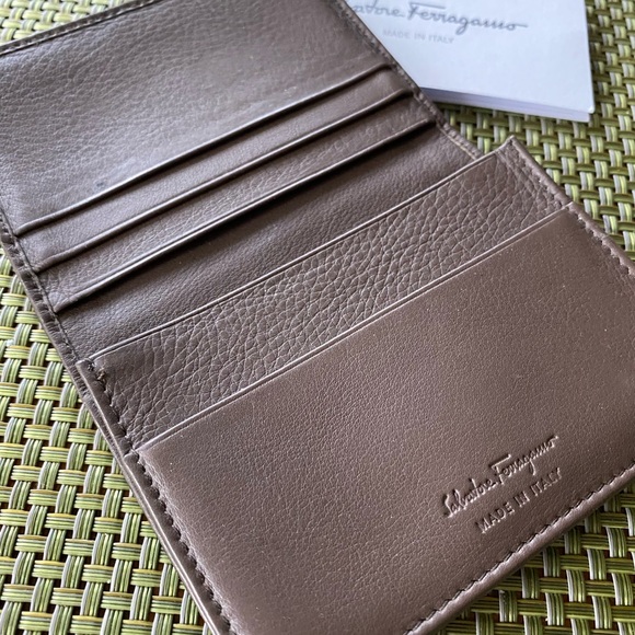 Uni-Sex SALVATORE FERRAGAMO Calfskin CARD CASE - Picture 4 of 11